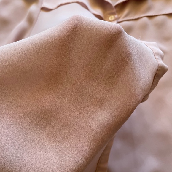 Flimsy blouse, light peach, size S - Picture 3 of 3
